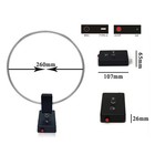 Ga-800 Active Loop Antenna Shortwave Antenna 10khz-159mhz Hf Portable Fit Radios