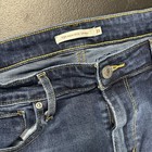 Levi s Women s High Rise Skinny Jeans Blue Dark Wash Distressed Denim