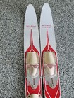 Dwn    vintage Wards Sea King Junior Combo Water Skis Nice  