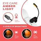 Hoogalite Blue Blocking Rechargeable Amber Led Clip-on Book Light  