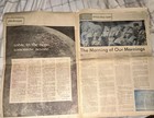 Today Keepsake Edition Newspaper Supplement Man   s Odyssey To The Moon History