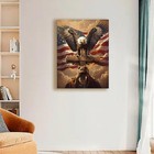 Patriotic Cross Paint By Numbers Kit For Adults 16 X 20 Inch