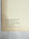 Very Rare Rorschach Psychodiagnostic Plates1921 -signed By Cited Psychotherapist