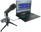Rockville Usb Computer Microphone Mic stand  2  Mackie Cr3-xbt Studio Monitors