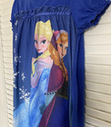 Girl s Disney Parks Frozen Nightgown  Size  Us 8  Blue  Anna   Elsa