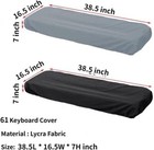 61 Keys Digital Electronic Piano Piano Keyboard Dust Cover With Music Stand O   