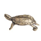 Vintage Brass Turtle Figurine Statue Home Desk Ornaments Animal Figurines Gift