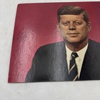 Vtg 1960 s Jfk John Kennedy Cardboard Stock Placard Campaign Picture 8 x10  Vgc