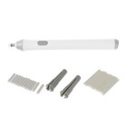 White Electric Pencil Eraser W  22 Rubber Refills For Drawing Arts Crafts Gift
