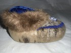 Inuit Eskimo Style Tribal Moccasin Pin Cushion Real Fur Trim 3   x5   
