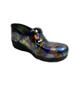 Womens Dansko Professional Work Clogs Multicolor Shiny Nurse Size 41 Slip On
