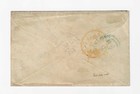 Gb Qv Penny Red Stamp Cover 1 Pair 1 Single Plate 9 Oxo Cancellation Crimean War