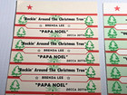 Vintage Christmas Jukebox Title Strip Sheets Brenda Lee
