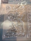 Marianne Designs Winter Fun Ice Skating  Clear Stamp Set Of 5 Snowflake Border