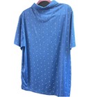 Pga Tour Polo Shirt Men Xl Blue Golf Club Pattern Short Sleeve Performance Nwt