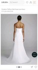      Davids Bridal Strapless Taffeta Drape Lace Gown Wg3394 Sz 4 Free Shipping 