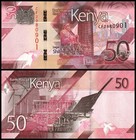 Kenya 50 Shillings  2019  P-52a  Unc X 10 Pcs