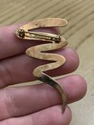 Vintage Sterling Silver 925 Tested Estate Acquired Zig Zag Brooch Pin