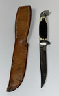Vintage Queen Cutlery Queen Steel 82 Fixed Blade Knife With Original Sheath