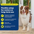 Petsafe No-cut Sliding Glass Pet Door Aluminum Doggy Door Renters Diy Install