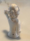 Vtg Porcelain Victorian Lady Half Doll Germany Pin Cushion Topper 3 75      4344 