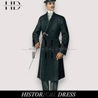 1895 Victorian Men Frock Coat Vintage Gentleman Dress Edwardian Formal Tailcoat 