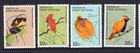 1970 Png Papua New Guinea Birds Of Paradise 8 Sets Of 4 Mnh