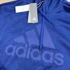 Bnwt Adidas Men   s Team Issue Logo Pullover Hoodie Bq8763 Blue Size 2xl