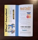 1998 Greyhound Bus Lines Ticket Envelope Unused And Vintage Older Logo