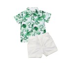 2pcs Newborn Toddler Infant Kids Baby Boy Clothes Shirt Tops shorts Outfits Set