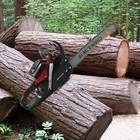 58cc 2 Stroke Gas Chainsaw 18   Bar Gasoline Powered Chain Saw Engine Cutting