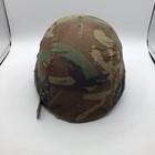Us Military Pasgt Combat Helmet 1987 Woodland Cover Liner Genuine Issue Army