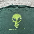 Vintage Roswell Nm Alien Tee Green Men   s Xl Ufo Crash Site Aliens Space Usa City