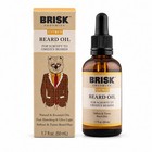 Brisk Grooming Citrus Beard Oil Fast Absorbing 1 7 Fl Oz  50 Ml 