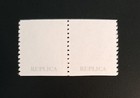 Us Stamps Sc  318 1908 1c Benjamin Franklin Coil Pair Stamp Replica 
