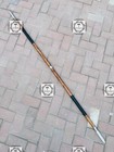 75   Long Spear Wood Handle Handmade Steel Blade On Both Spear Side Leather Grip