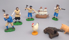 Safari Jamestown Settlers 9 Figure Set Educational Toy Loose  no Toob 