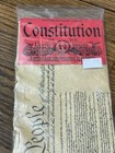 Historic Document Replica Constitution Of The U s a On Genuine Parchment New 