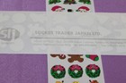 Sandylion Lot Of 2 Strips Sparkle Christmas Angel Nativity Bear Wreath Stickers 