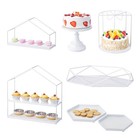 Rustproof Cupcake Tower Set Of 7 - Durable Wedding birthday Dessert Table Decor