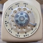 Vintage Itt Tan Brown Rotary Telephone Selling As Not Working Display Only
