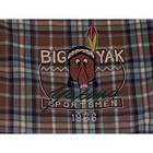    big Yak    Yakima Washington Sportsman 1966 Sewn Native Patch Tapestry Blanket