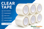 12 Rolls Clear Packing Tape 3  X 110 Yards Heavy Duty Shipping Carton Tape