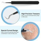 Blackhead Remover Tools Pimple Popper Tool Kit  Comedones Extractor Acne Removal