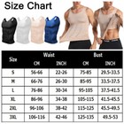 Mens 3 Pack Body Shaper Slimming Tummy Vest Chest Compression Shirt Tank Top 3xl