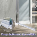 2-pack Shower Door Bottom Seal  3 8  -inch Glass  28  Length - Shower Door Sweep