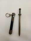 Novelty Mini Sword Shape Pendant Keychain Creative Weapon Model Toy Key Ring Fas