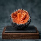 Orange Needle Geode Specimen Crystal Decor Prosperity Wealth Luck Success Gift