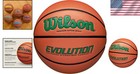 Wilson Evolution Indoor Game Basketballs - Size 7 - Green