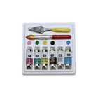 1set Dollhouse Miniature 1 12 Scale Pigment Draw Color Palette Gallery Accessory